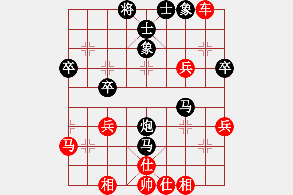 象棋棋譜圖片：五七炮對(duì)屏風(fēng)馬挺3卒 - 步數(shù)：36 