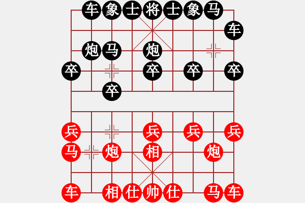 象棋棋譜圖片：黃金飛龍(3段)-負(fù)-將帥干飯(3段) - 步數(shù)：10 