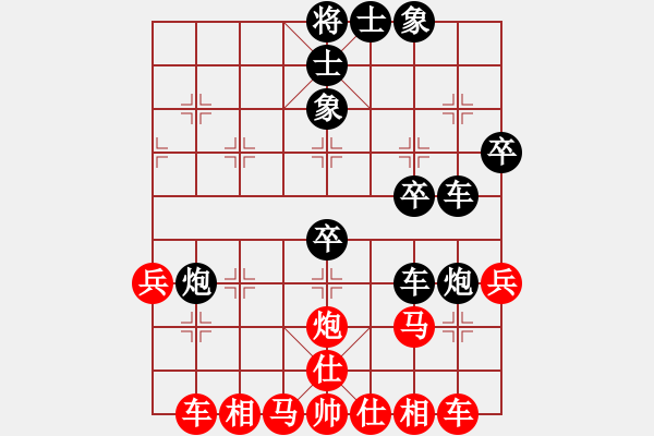 象棋棋譜圖片：蜀蒲一級(jí)(5r)-和-濤聲依舊二(8級(jí)) - 步數(shù)：40 