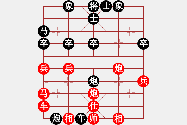 象棋棋譜圖片：一馬平川[1294353679] -VS- 橫才俊儒[292832991] - 步數(shù)：36 