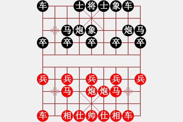 象棋棋譜圖片：第一輪 成都李旭峰 先勝 新津付義剛 - 步數(shù)：10 