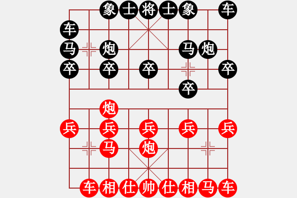 象棋棋譜圖片：勝 后手單提馬對(duì)巡河炮紅車進(jìn)7（雙方錯(cuò)進(jìn)錯(cuò)出）快棋3關(guān) - 步數(shù)：10 