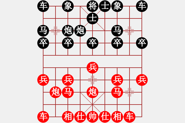 象棋棋譜圖片：長(zhǎng)劍如虹(3段)-負(fù)-sjkahf(9級(jí)) - 步數(shù)：10 