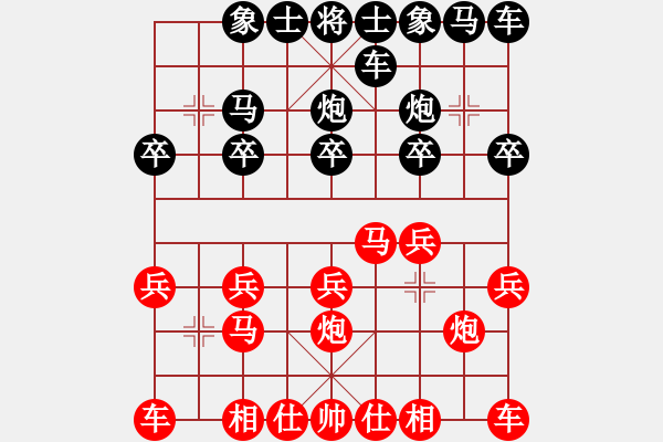 象棋棋譜圖片：10-01-20 霸王花[918]-負(fù)-ghyd[975] - 步數(shù)：10 