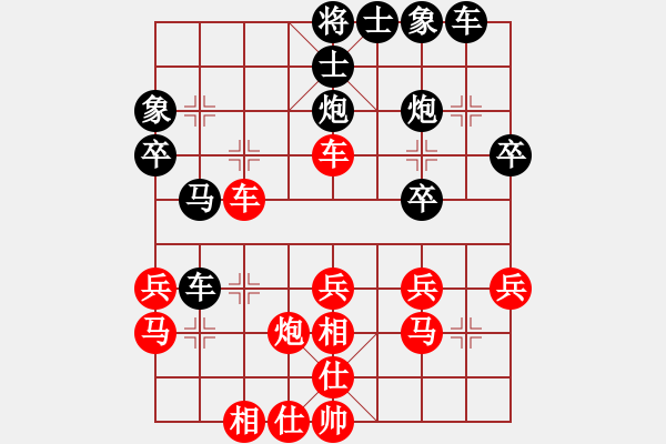 象棋棋譜圖片：3083232(校尉) 勝 3508408(草民) - 步數(shù)：30 