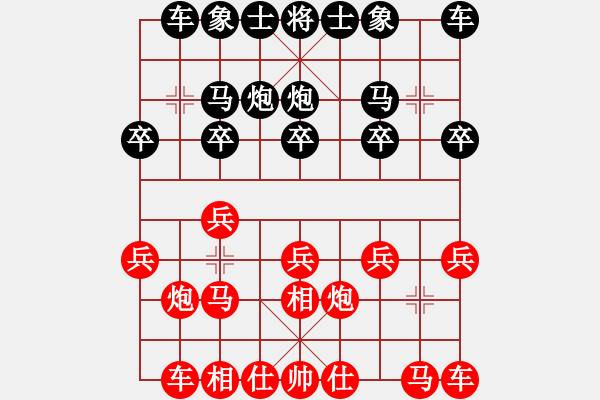 象棋棋譜圖片：?；什ㄈ?無極)-勝-鑫龍(電神) - 步數(shù)：10 