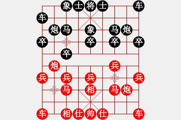 象棋棋譜圖片：tianbiao1[紅] -VS- bbboy002[黑] - 步數(shù)：10 