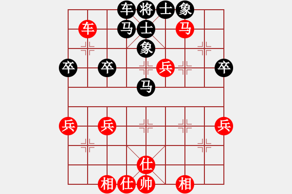 象棋棋譜圖片：百思不得棋解[575644877] -VS- 小王[602832160] - 步數(shù)：43 