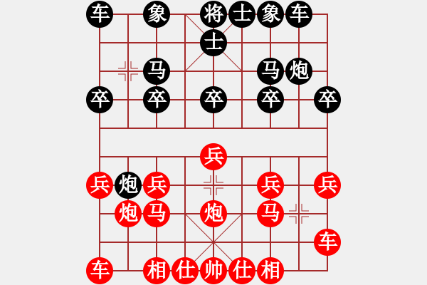 象棋棋譜圖片：英雄淚(4段)-負(fù)-紅藍(lán)棋股(天帝) - 步數(shù)：10 