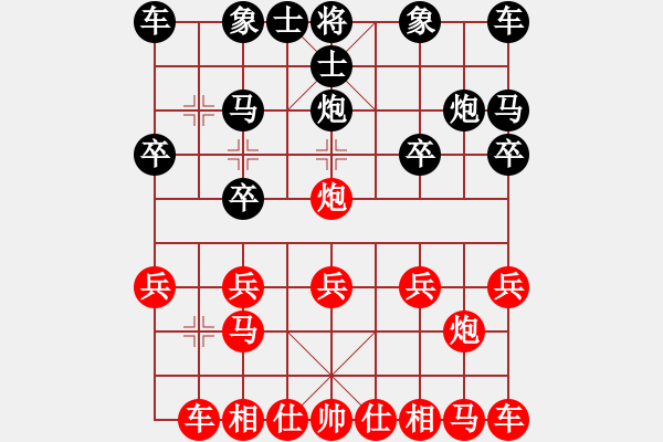 象棋棋譜圖片：2053局 D00-順炮緩開車局-天天AI選手 紅先和 小蟲引擎23層 - 步數(shù)：10 