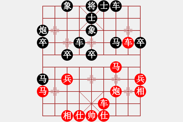 象棋棋譜圖片：故事金品(8段)-和-逆天陸云(月將) - 步數(shù)：40 