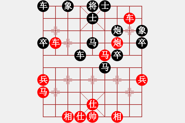 象棋棋譜圖片：天天象棋力評(píng)測(cè)SWj業(yè)7-2先負(fù)太守棋狂 - 步數(shù)：40 