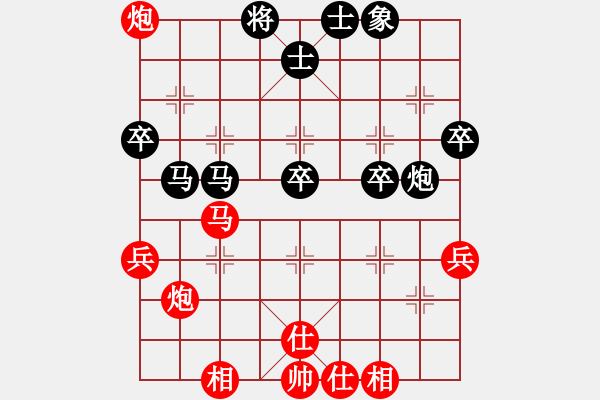 象棋棋譜圖片：aaadddggg(5r)-負(fù)-xqjpy(5r) - 步數(shù)：50 