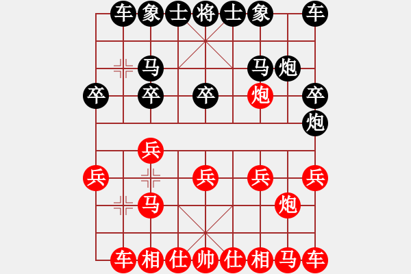 象棋棋譜圖片：天下第一庫(kù)(7段)-勝-小麻雀(9段) - 步數(shù)：10 