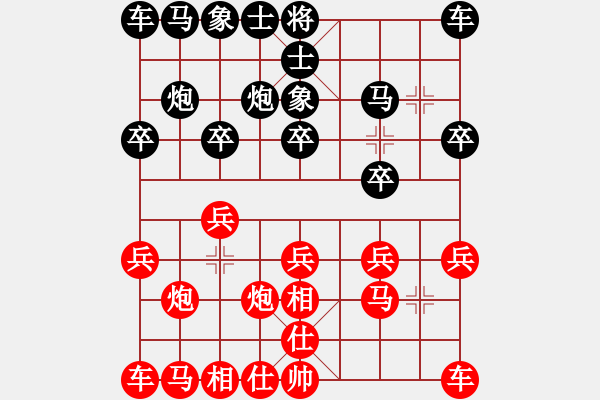 象棋棋譜圖片：三香齋(日帥)-和-大不得(2段) - 步數(shù)：10 