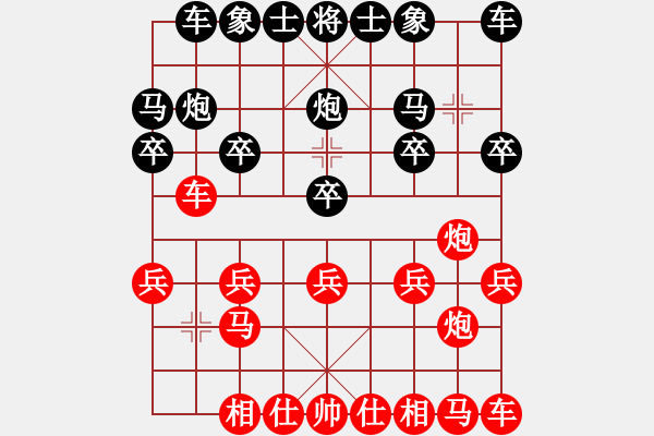 象棋棋譜圖片：桃花島女神先勝樂樂 - 步數(shù)：10 