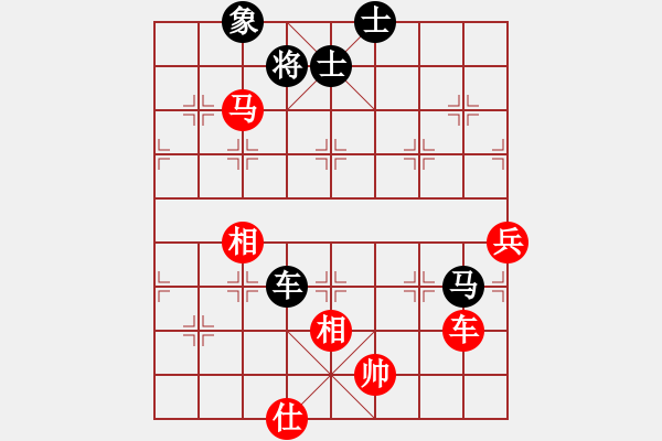 象棋棋譜圖片：名劍常護(hù)花(8段)-和-天機(jī)風(fēng)雅(7段) 五六炮過(guò)河車(chē)對(duì)屏風(fēng)馬 - 步數(shù)：115 