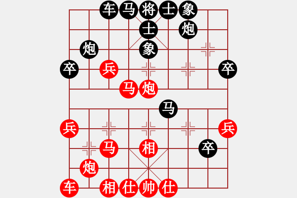 象棋棋譜圖片：阿瓜(6星)-勝-看破紅塵(7星) - 步數(shù)：40 