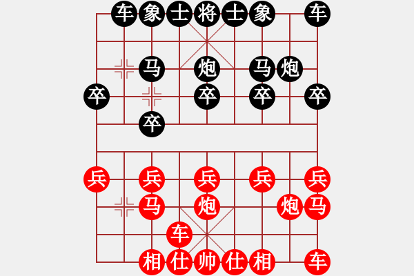 象棋棋譜圖片：西飛密探(6段)-負-松石云泉(2段) - 步數：10 