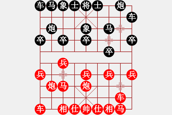 象棋棋譜圖片：1347局 B05- 中炮對(duì)進(jìn)左馬-旋風(fēng)引擎23層(2779) 先勝 魏延(1500) - 步數(shù)：10 