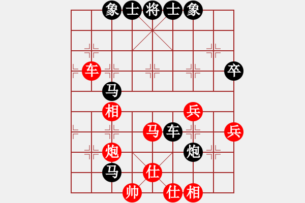 象棋棋譜圖片：拜仁拜仁(6段)-勝-貓撲大雜燴(7段) - 步數(shù)：60 