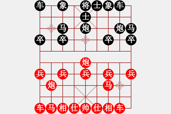 象棋棋譜圖片：回馬金槍(4r)-勝-良友一(5級(jí)) - 步數(shù)：10 