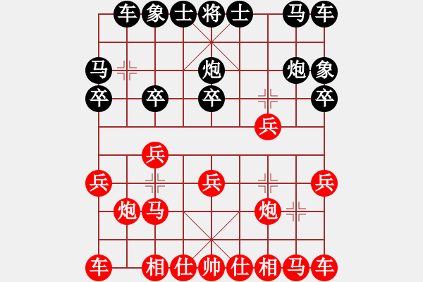 象棋棋譜圖片：葫蘆島紀(jì)元(9段)-勝-狐狼的女人(天帝) - 步數(shù)：10 