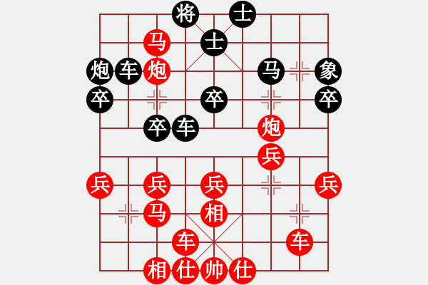 象棋棋譜圖片：宋海軍（業(yè)9－2）先勝無(wú)名網(wǎng)友（業(yè)9－2）202203011200.pgn - 步數(shù)：35 