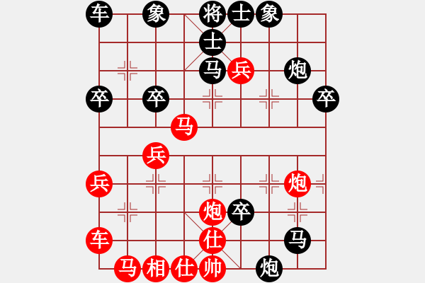 象棋棋譜圖片：wrongturn(4段)-和-和棋生財(6段) - 步數(shù)：40 