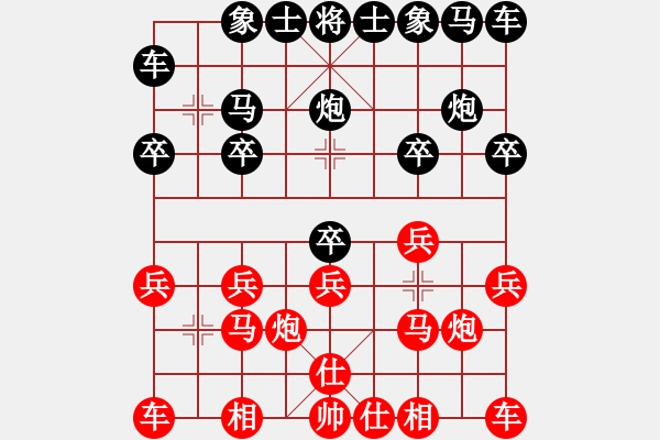 象棋棋譜圖片：阿木林[397092185] -VS- 橫才俊儒[292832991] - 步數(shù)：10 