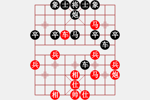 象棋棋譜圖片：阿木林[397092185] -VS- 橫才俊儒[292832991] - 步數(shù)：40 