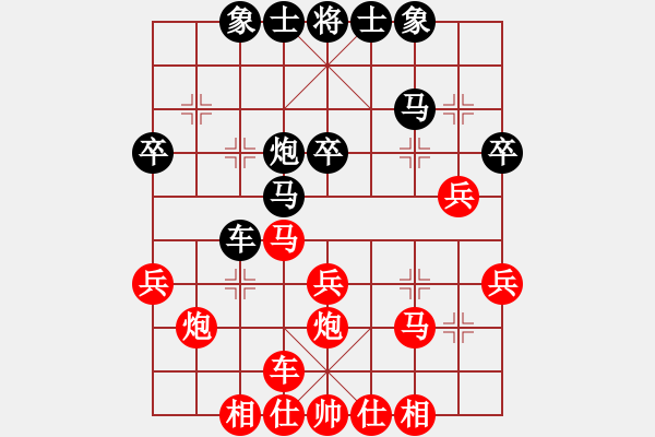 象棋棋譜圖片：浙江棋生(7段)-勝-張家口(日帥) - 步數(shù)：33 