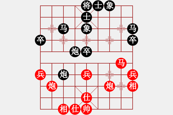 象棋棋譜圖片：品棋★大哈[紅] -VS- 品棋_無(wú)名小卒[黑] - 步數(shù)：50 