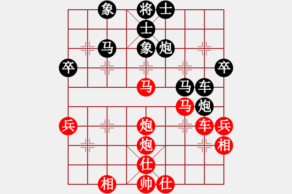 象棋棋譜圖片：義不容情(人王)-勝-純情小火雞(天帝) - 步數(shù)：57 