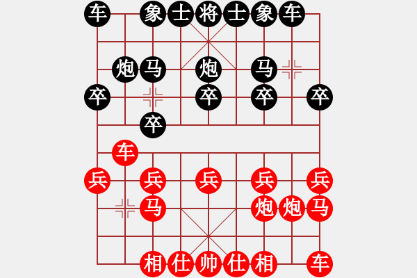 象棋棋譜圖片：開局優(yōu)勢穩(wěn)操，終局失誤丟帥 - 步數(shù)：10 