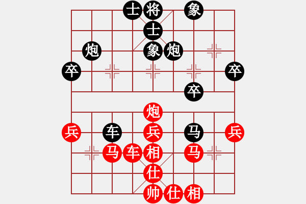 象棋棋譜圖片：智憲武先負林小川.pgn - 步數(shù)：40 