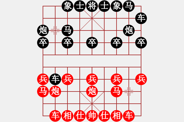 象棋棋譜圖片：我也來(lái)了(1段)-勝-漁樵居士(6段) - 步數(shù)：10 