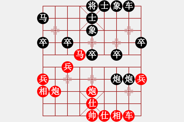 象棋棋譜圖片：方菲先負(fù)祺楠20190316已評(píng)注 - 步數(shù)：30 