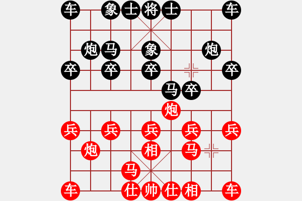 象棋棋譜圖片：ggjr(9星)-和-云流(無(wú)極) - 步數(shù)：10 