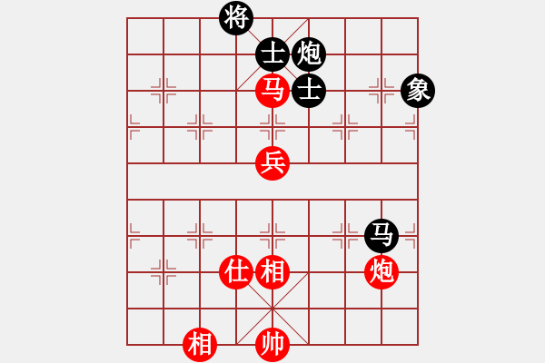 象棋棋譜圖片：執(zhí)先-飛相對左士角炮 - 步數(shù)：120 