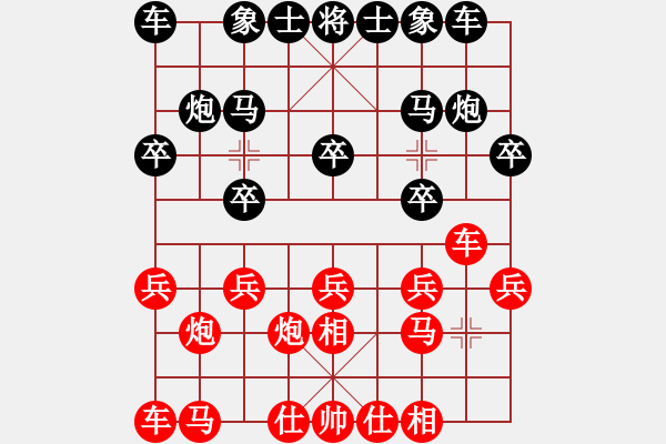 象棋棋譜圖片：小倭寇（強(qiáng)奸）5461304（一位美眉，五級(jí)棋手積分1458勝率48 ） - 步數(shù)：10 