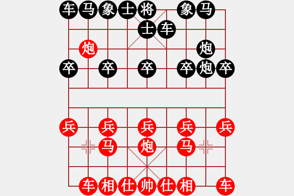 象棋棋譜圖片：云若愚(5段)-和-美女郭麗萍(7段) - 步數(shù)：10 