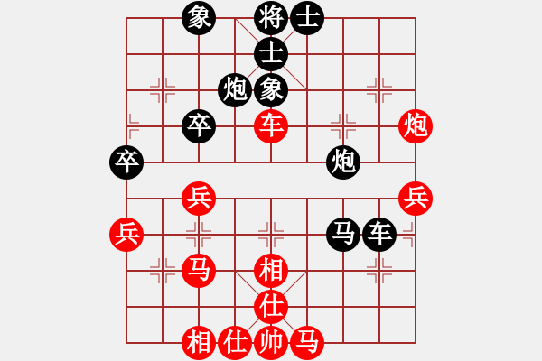 象棋棋譜圖片：分紅比例符合技術(shù)開(kāi) 和 受傷de妖孽 - 步數(shù)：50 