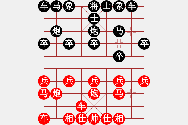 象棋棋譜圖片：高鴻軒勝鄭憶 - 步數(shù)：10 