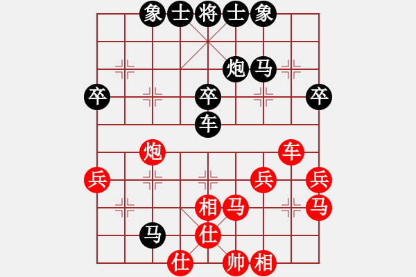 象棋棋譜圖片：lxtjack 先勝 xmm - 步數(shù)：40 