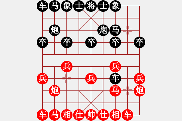 象棋棋譜圖片：姜曉負劉軍22 - 步數(shù)：10 