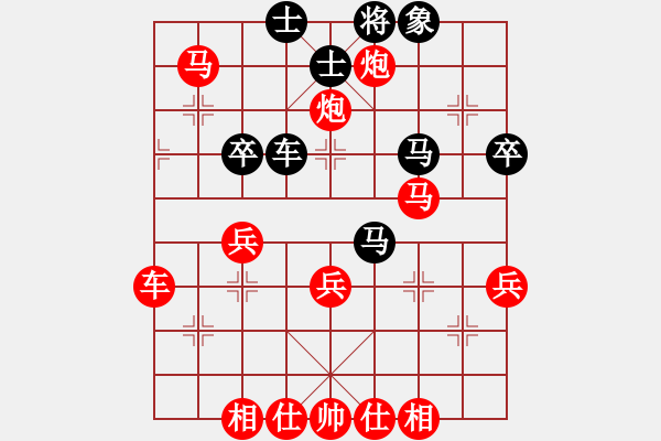 象棋棋譜圖片：品棋龍叁號(8級)-勝-亂針繡(1段) - 步數(shù)：50 