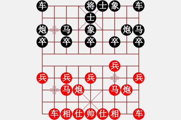 象棋棋譜圖片：老大[hei] -VS- 軍旗王子[hong] - 步數(shù)：10 