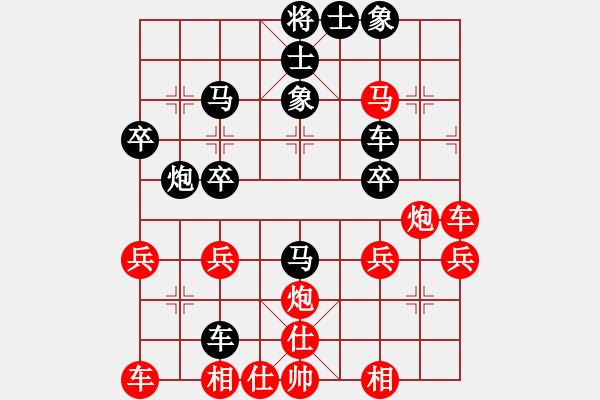 象棋棋譜圖片：autoo(3段)-勝-alou(4段) - 步數(shù)：40 