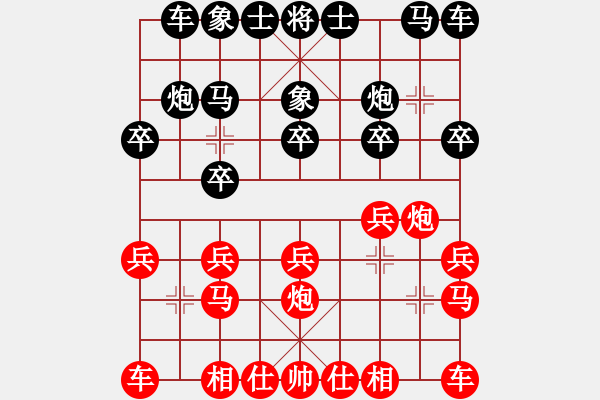 象棋棋譜圖片：5219局 A04-巡河炮局-旋風(fēng)引擎24層 紅先和 天天AI選手 - 步數(shù)：10 